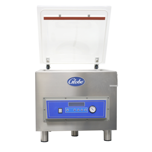 Globe GVP20A Vacuum Packaging Machine, 16-1/2 in  seal bar, digital display, 20m3h pump, gas