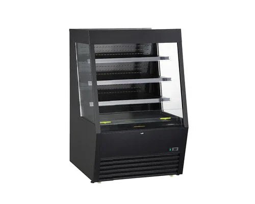 Kool-It KOM-36XBK Refrigerated Display Case, 14 cu. ft., 36-1/5 in W x 31-1/5 in D