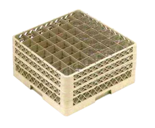 Vollrath TR9EEEE | Traexr Full Size Glass Rack | 49 Compartment Co-Polymer Plastic