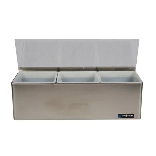 Carlisle B6183L | EZ-Chill Garnish Center | 18 in W, 5-3/8 in D, 5-7/8 in H