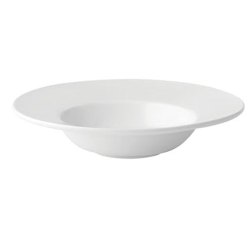Anton Black / Piata ABZ03228 Soup Bowl, 12 oz. (0.35 L), 9-1/2 in  dia., round, rimmed, porcelain, microwave