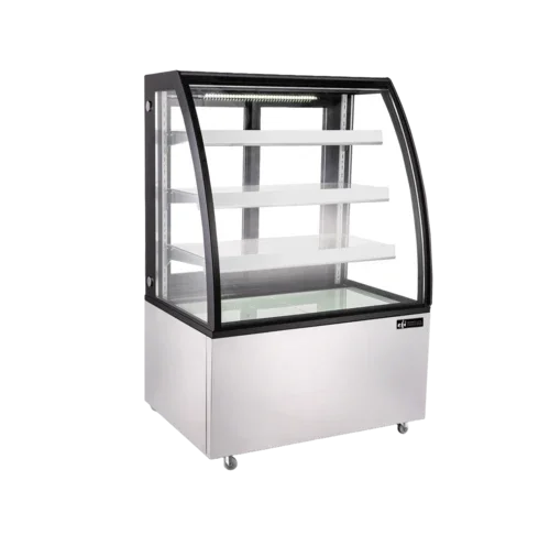 EFI CGCM-3756 | Versa Display | Refrigerated Display Case Curved Glass Front 37.0 in W