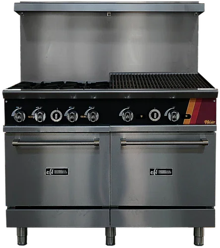EFI HRG48-24CH-4B-N | Versa Heat | Gas Range 48 in W Natural Gas 4 Burners