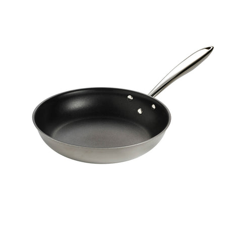 Thermalloy 5724096 Thermalloyr Fry Pan, 8 in  x 1-1/2 in , without cover, off-set riveted handle, o