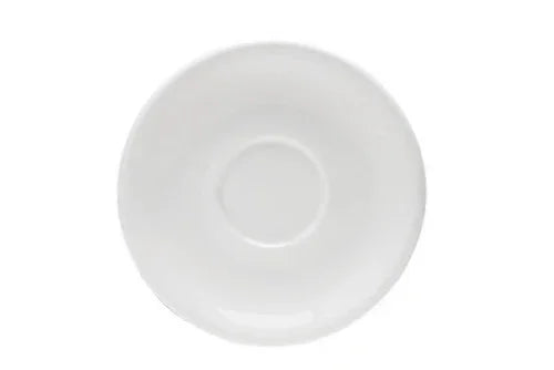 Porland 04AP001442 White Saucer for Coffee Cup 12cm Ceramic 24 per Case
