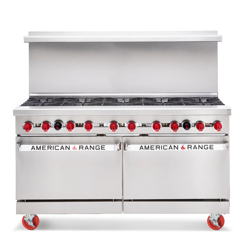 American Range AR-24G-6B Restaurant Range, gas, 60 in , (1) 24 in  griddle on left, 1 in  thick plate, ma