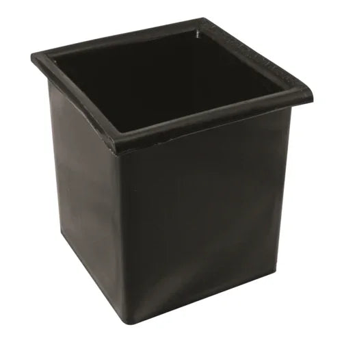 Winco CR-2401 | Bar Maid | Bottle Well Square Black Polyethylene