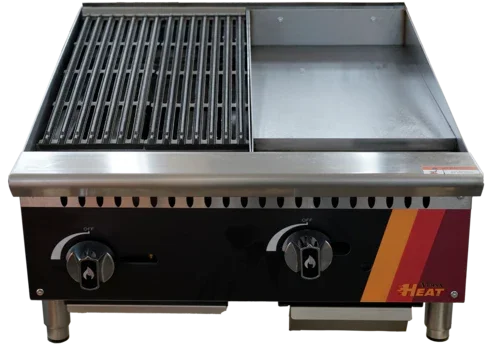 EFI HCT24-12CH-12GM-P | Versa Heat | Combination Cooktop Countertop 24 in