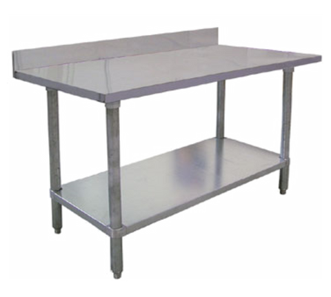 Omcan 23796 (23796) Elite Series Work Table, 48 in W x 24 in D x 38 in H, 18/430 stainless s