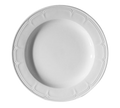 Continental 66CCMOB101 Plate, 10-3/4 in  dia., round, wide rim, scratch resistant, oven & microwave saf