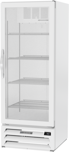 Beverage Air MMF12HC-1-W MarketMax Freezer Merchandiser, reach-in, one-section, (1) triple pane hinged gl