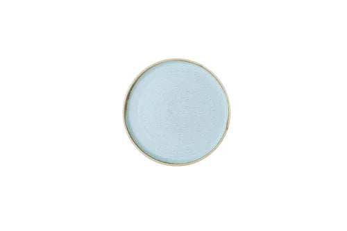 Churchill SDESWP211 8.67 in Walled Plate in Duck Egg, Dishwasher and Microwave Safe