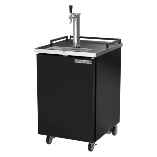 Beverage Air BM23HC-B Draft Beer Cooler with Portable Design and Self-Closing Door