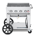 Crown Verity CV-MCB-30 Mobile Outdoor Charbroiler, LP gas, 38 in L x 28 in D, 28 in  x21 in  grill area