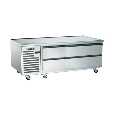 Vulcan ARS72 Achiever Refrigerated Base, 72 in , self-contained, two-section, (4) drawers, ma