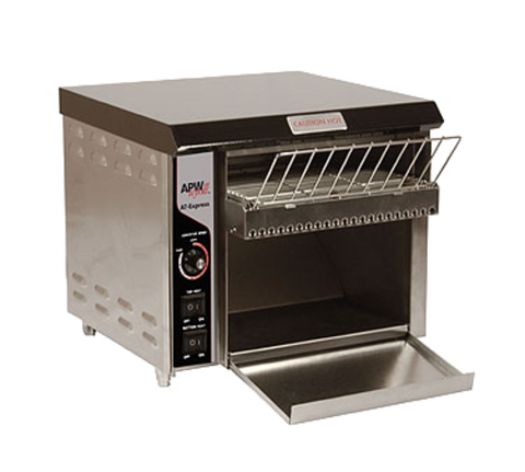 Apw AT EXPRESS Conveyor Toaster, electric, countertop, (300) slices/hour capacity, 1-1/2 in H o
