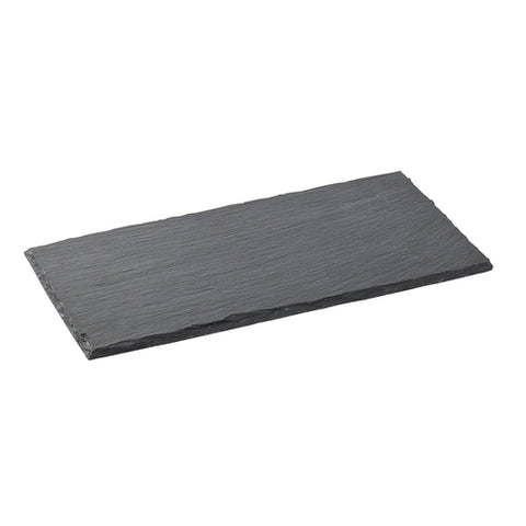 Creative Table CT0030 Platter, 10 in  x 5 in , small, rectangular, pad on bottom, slate, Creative Tabl