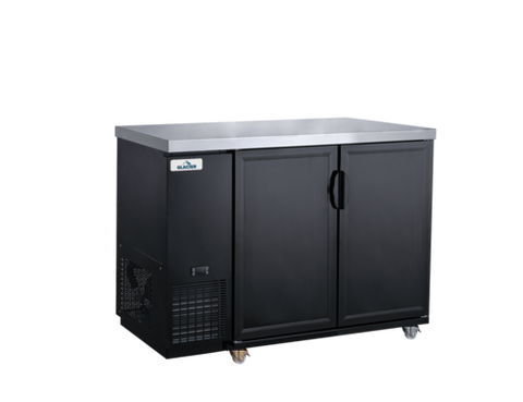 Glacier GBB-49 Glacier Back Bar Cooler, two-section, 49 in W, side mounted self-contained refri