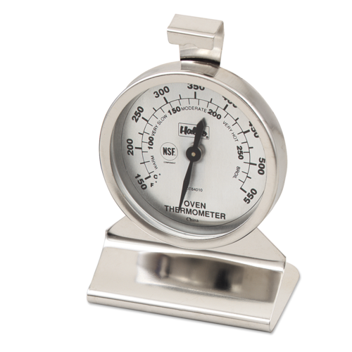 Browne OT84010 Oven Thermometer, 2-3/8 in  dial, 3-3/4 in H, temperature range 150ø to 550ø F (