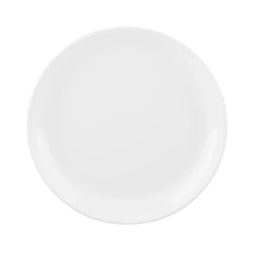 Get B95R-W | Santorini | Plate 9 in dia x 1-1/8 in H round coupe