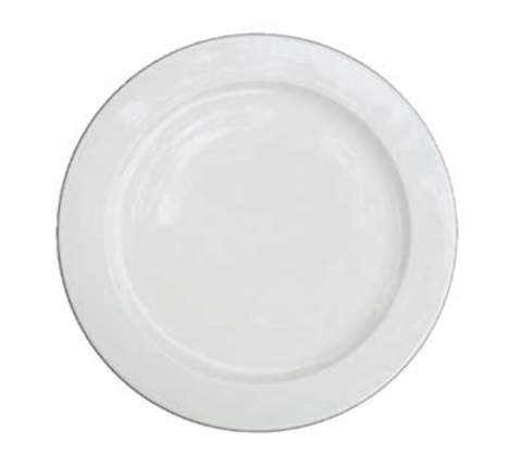 Churchill APR AP101 Plate, 10 in  dia., round, rolled edge, stackable, microwave & dishwasher safe,