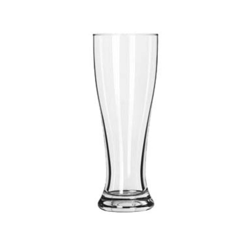 Libbey  1604 Pilsner Glass, 16 oz., Safedger rim guarantee (H 8-1/8 in  T 3 in  B 2-5/8 in  D
