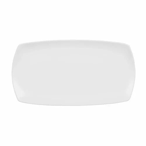 Churchill ZCAPNRPL1 Plate 14 in x 7-1/2 in Rectangle Rolled Edge Chip