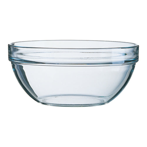 Arcoroc E9157 Bowl, 5 oz., 3-1/2 in  dia., round, stackable, fully tempered, glass, clear, Arc