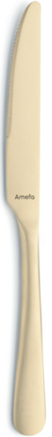 Tableware Cutlery 1410AVB000305 Table Knife, 9-1/4 in  (23.5 cm), 2.5 mm thickness, pvd champagne, 18/0 Stainles