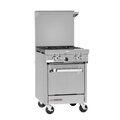 Southbend S24E S-Series Restaurant Range, gas, 24 in , (4) 28,000 BTU open burners, (1) space s