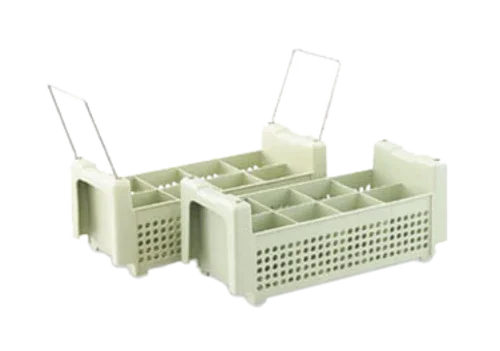 Vollrath 52641 | Flatware Basket | 8 Compartment Polypropylene Green