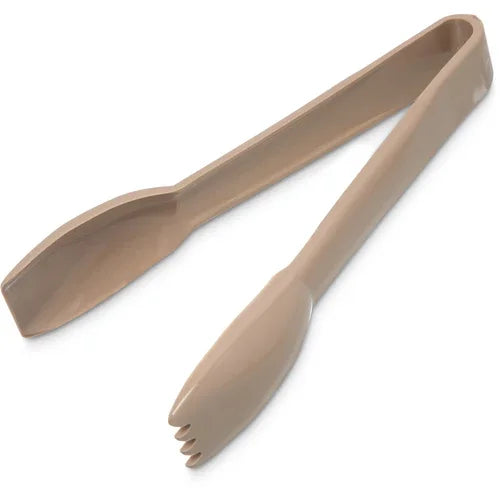 Carlisle 460606 | Carlyr Salad Tongs 6 in L | Dishwasher Safe Plastic Beige