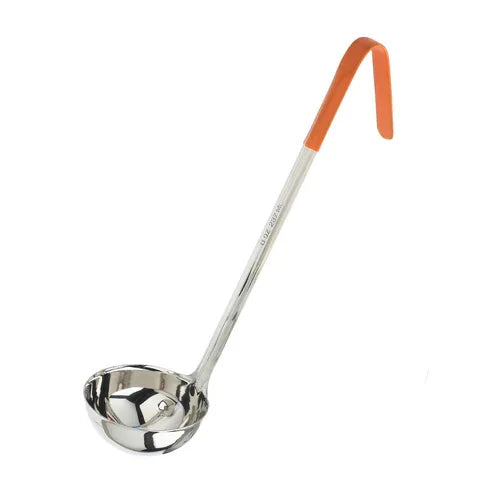 Browne 9948OR Ladle, 8 oz., 12-4/5 in L, one-piece, heat resistant to 391ø F (200ø C), polypro