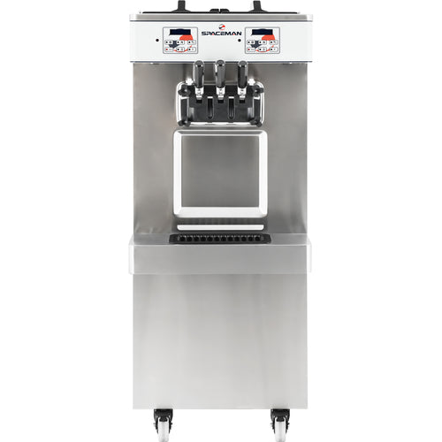 Spaceman 6250-C Soft-Serve Machine, floor standing, air-cooled self-contained, (2) flavors & (1)