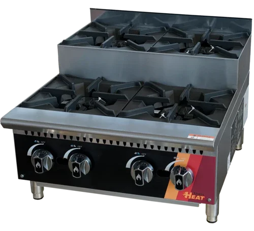 EFI HHPSU-24-4B-N | Versa Heat | Hotplate natural gas countertop 24 in W 104,000 BTU