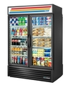 True GDM-49RL-HC~TSL01 Refrigerated Merchandiser, two-section, (8) shelves, (2) front Low-E thermal gla