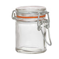 Tableware Solutions N210983 Mini Terrine Jar, 1-3/5 oz. (0.05 L), 1.69 in  dia. x 3-3/10 in H lid mounted on