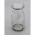 Tableware Solutions R90122 Bottle, 3.75 oz, with white lid, glass, Creative Table