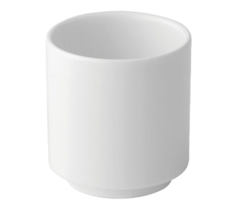 Anton Black / Piata ABZ03195 Egg Cup, 3 oz. (0.09 L), 2 in , porcelain, microwave and dishwasher safe, edge c