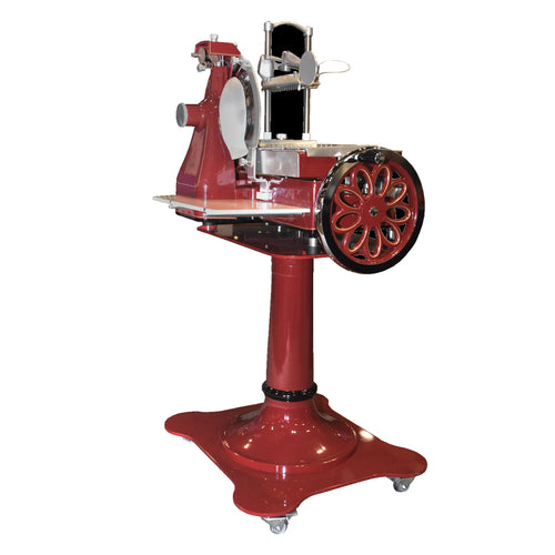 Globe FS14 Traditional Premium Flywheel Slicer, Italian-designed, manual, chain drive, 14 i