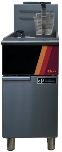 EFI HFS40-N | Versa Heat | Natural Gas Floor Fryer 40 lb Oil Capacity