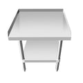 Atosa ATSE-3024 MixRite Equipment Stand, 24 in W x 30 in D x 24 in H, stainless steel top with u