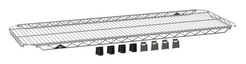 Metro EZA-1848NC Super Erecta EZ-ADD Shelf, wire, 48 in W x 18 in D, includes: (4) EZ-ADD polymer