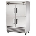 True T-49DT-4-HC Refrigerator/Freezer, reach-in, two-section, (4) stainless steel half doors, (6)