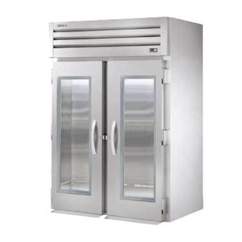 True STG2RRI-2G SPEC SERIESr Refrigerator, roll-in, two-section, (2) glass doors with locks, cam