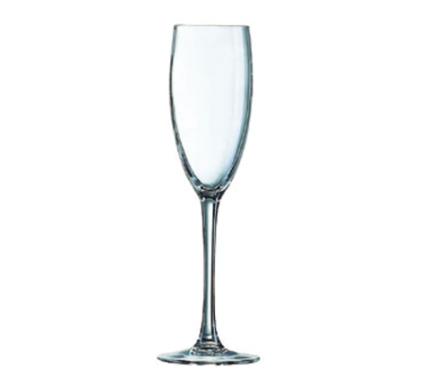 Arcoroc 48024 Champagne Flute Glass, 6 oz., Krystar lead-free crystal, Effervescence Plus, Che