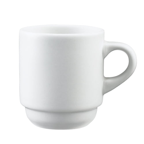 Browne 563975 Espresso, 3 oz. (88ml), 2 in  x 2-1/4 in , stackable, porcelain, white, Palm