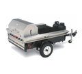Crown Verity CV-TG-2 Towable Grill, 69 in  x 124 in  x 52 in  trailer, includes BI-48 grill & RD-48 r