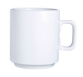 Arcoroc R0835 Mug, 11 oz., 3 in H, stackable, Aluminite material, extra strong porcelain, Arco