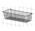 Metro H212C  - SmartWall Storage Basket, 17-3/8 in W x 7-1/2 in D x 10 in H, chrom